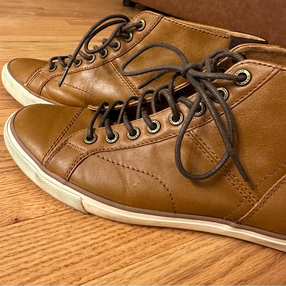 Coach Leather men’s sneakers size 9 - Picture 5 of 10